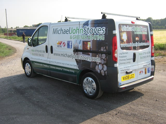 Photo of vehicle with graphics