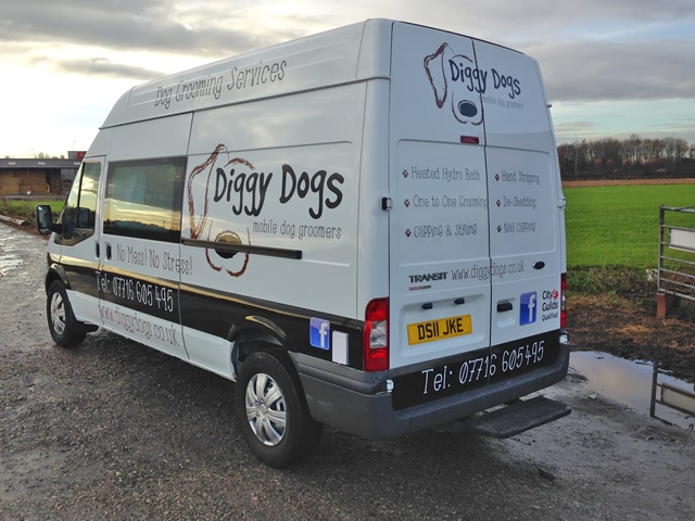 Photo of vehicle with graphics