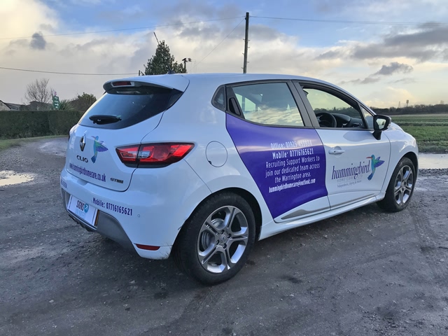 Photo of vehicle with graphics