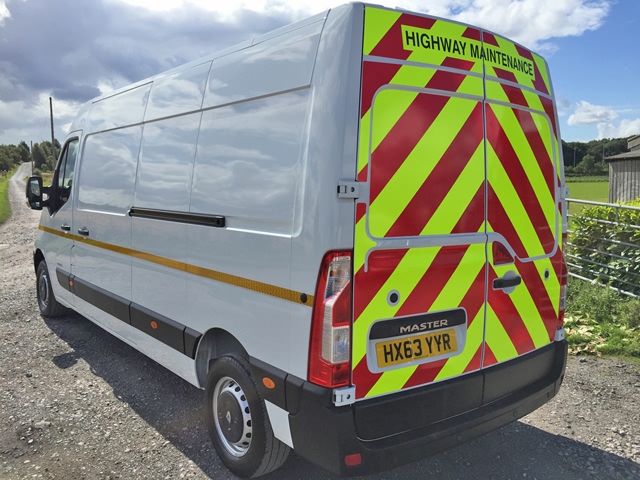 Photo of vehicle with graphics