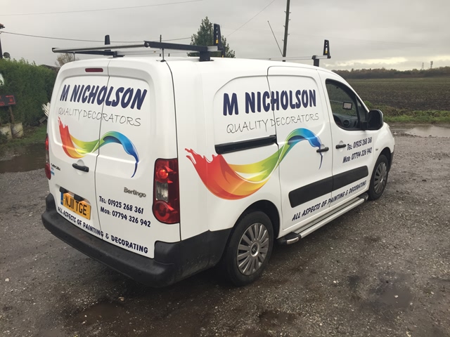 Photo of vehicle with graphics