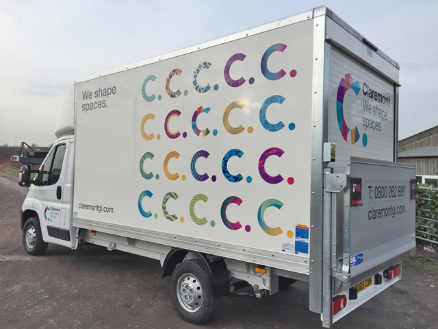 Photo of vehicle with graphics