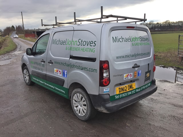 Photo of vehicle with graphics