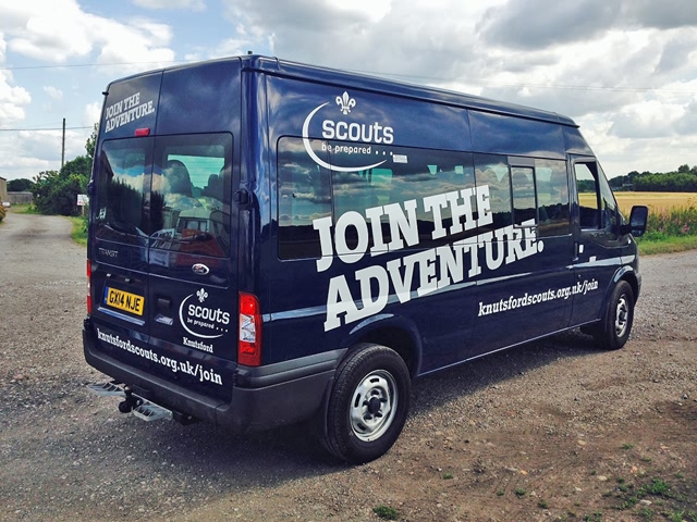 Photo of vehicle with graphics