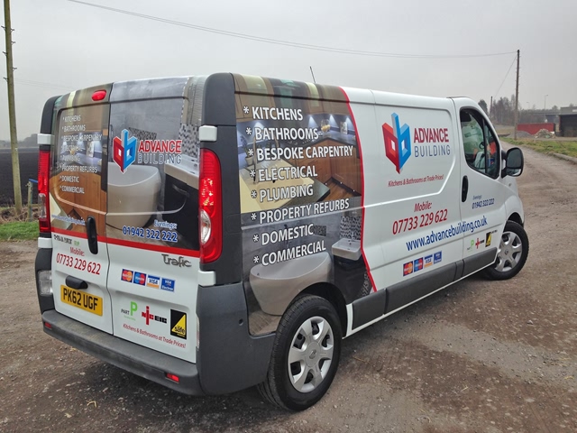 Photo of vehicle with graphics