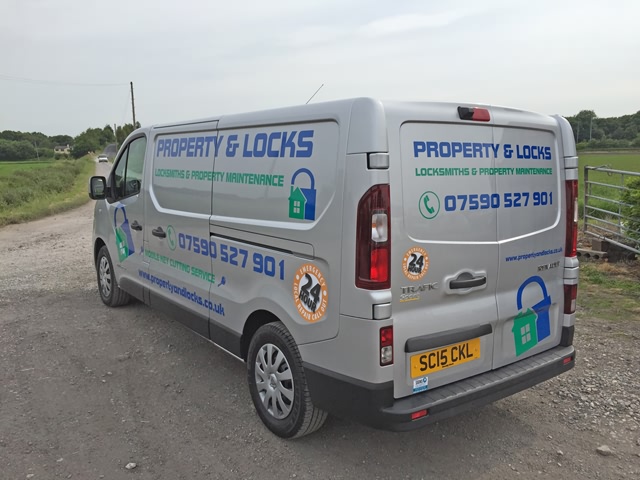 Photo of vehicle with graphics