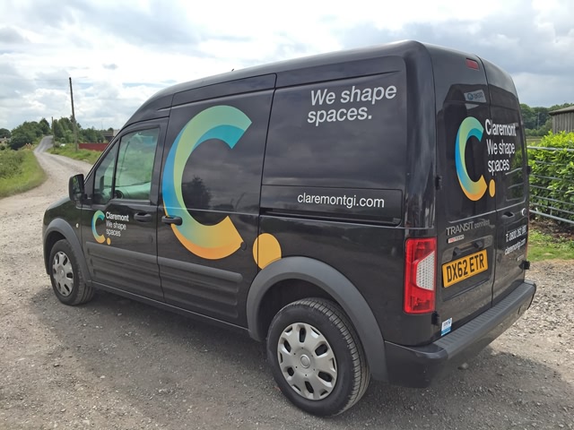 Photo of vehicle with graphics