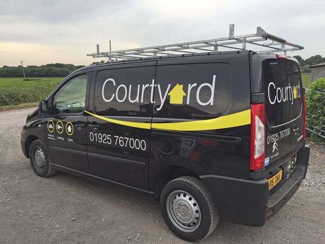 Photo of vehicle with graphics