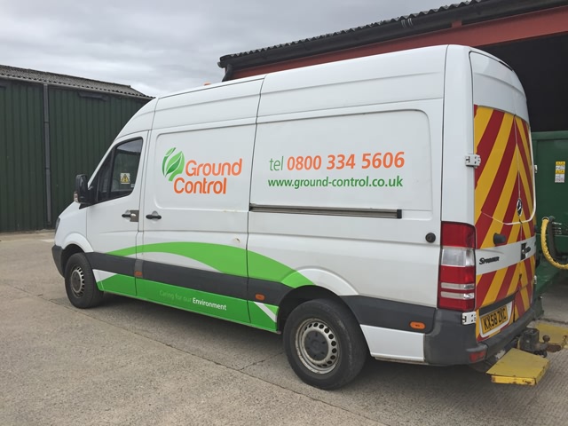 Photo of vehicle with graphics