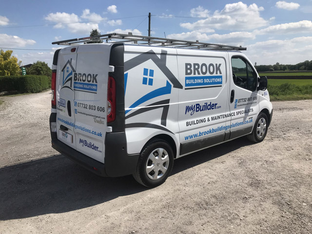 Photo of vehicle with graphics