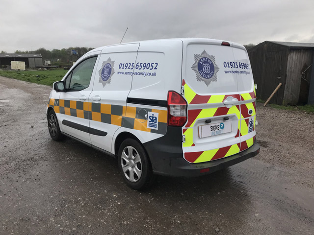 Photo of vehicle with graphics