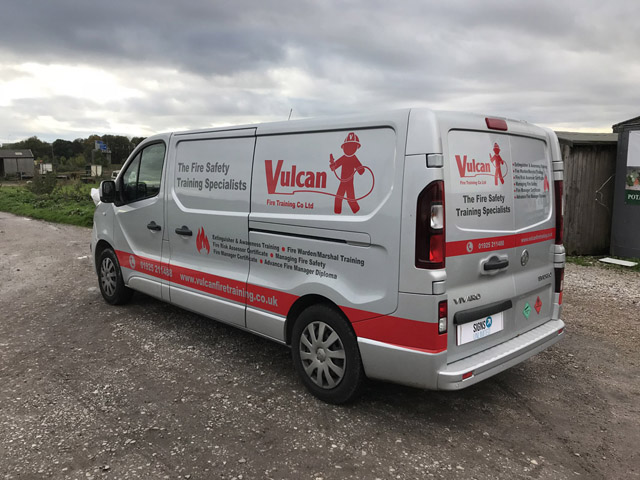 Photo of vehicle with graphics