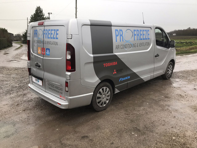 Photo of vehicle with graphics