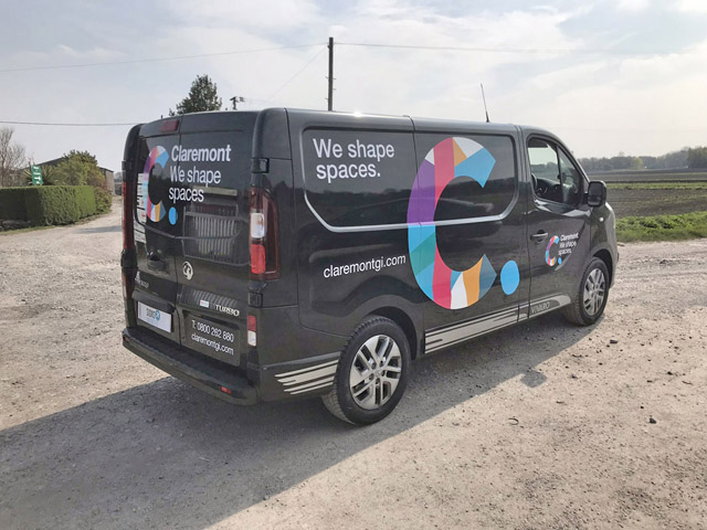 Photo of vehicle with graphics
