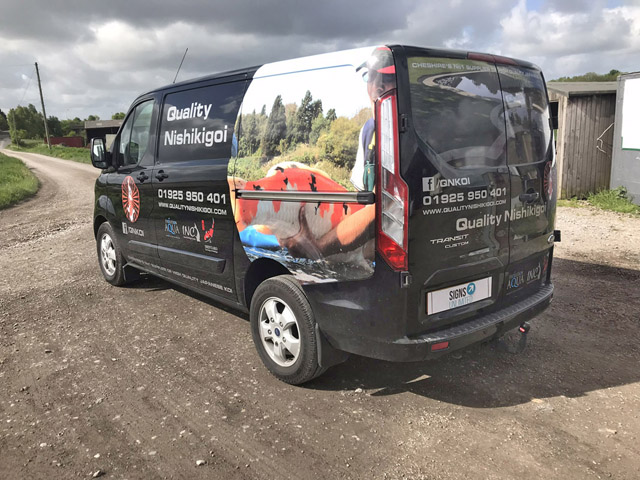 Photo of vehicle with graphics