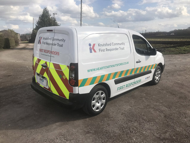 Photo of vehicle with graphics