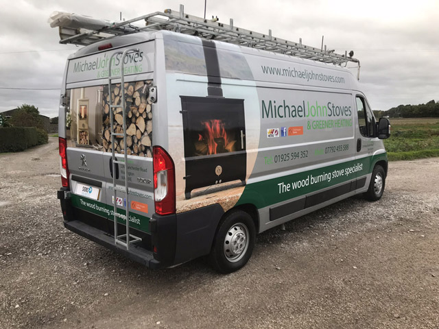 Photo of vehicle with graphics