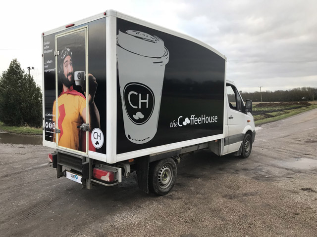 Photo of vehicle with graphics