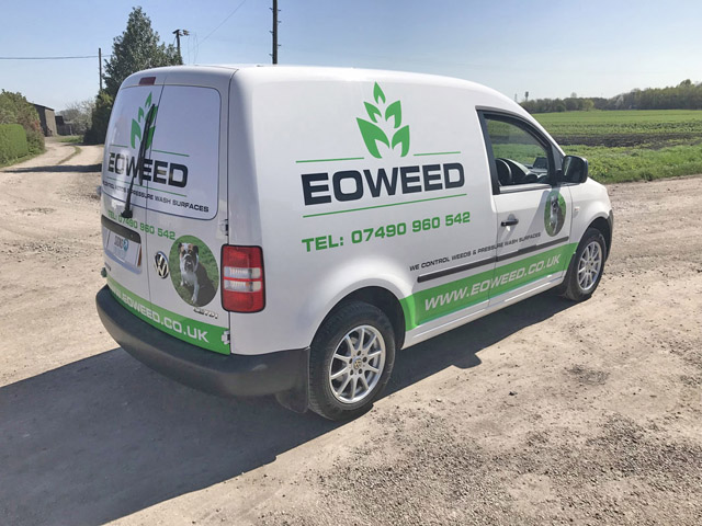 Photo of vehicle with graphics