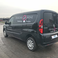 Photo of vehicle with graphics