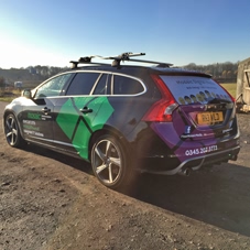 Photo of vehicle with graphics