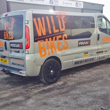 Photo of vehicle with graphics