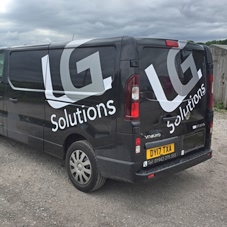 Photo of vehicle with graphics