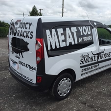 Photo of vehicle with graphics