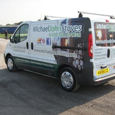 Photo of vehicle with graphics