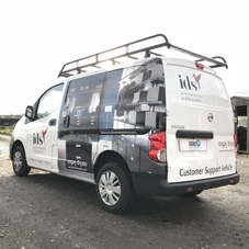 Photo of vehicle with graphics