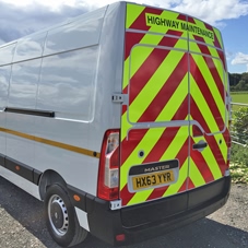 Photo of vehicle with graphics