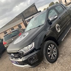 Photo of vehicle with graphics