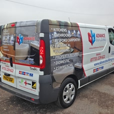 Photo of vehicle with graphics