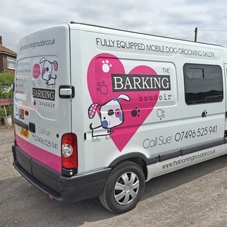 Photo of vehicle with graphics