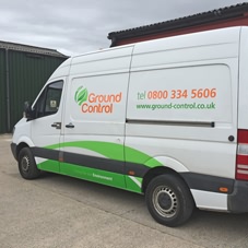 Photo of vehicle with graphics