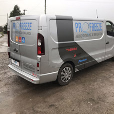 Photo of vehicle with graphics