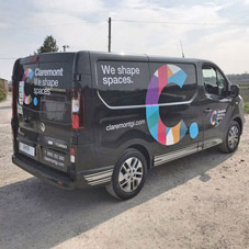 Photo of vehicle with graphics