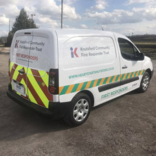 Photo of vehicle with graphics