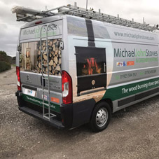 Photo of vehicle with graphics