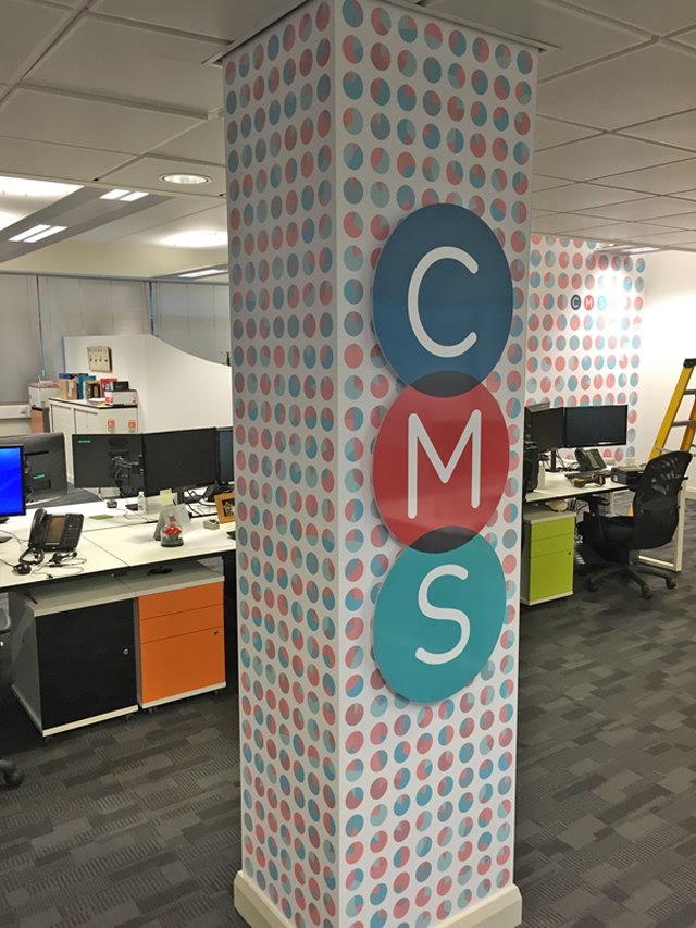 Photo of wall graphics