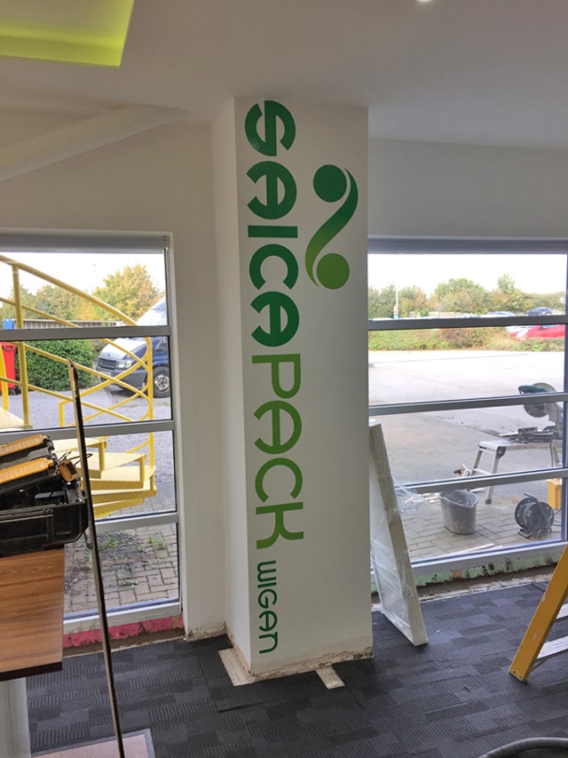 Photo of wall graphics