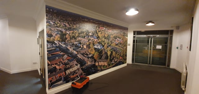 Photo of wall graphics