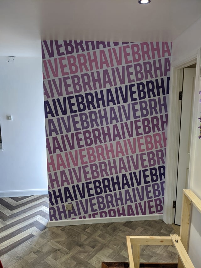 Photo of wall graphics