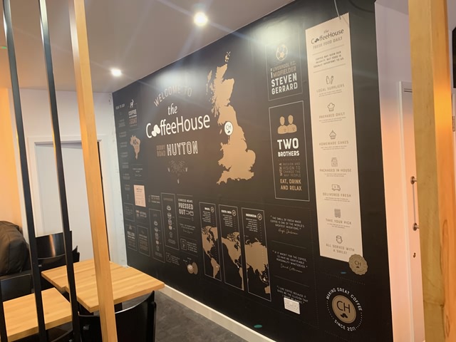 Photo of wall graphics