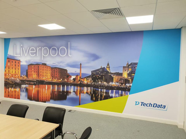 Photo of wall graphics