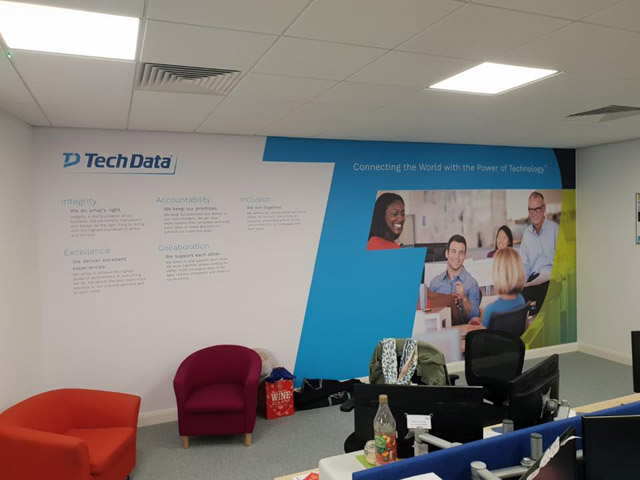 Photo of wall graphics