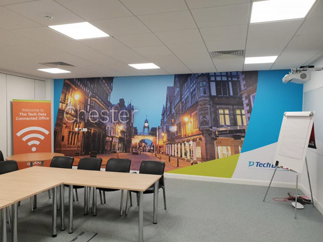 Photo of wall graphics