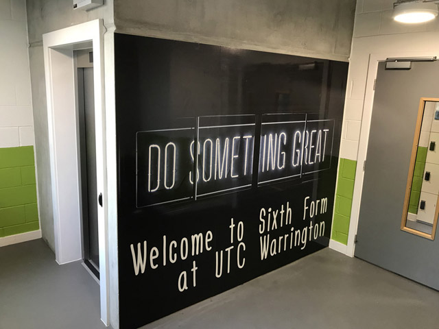 Photo of wall graphics