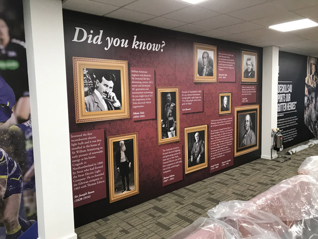 Photo of wall graphics