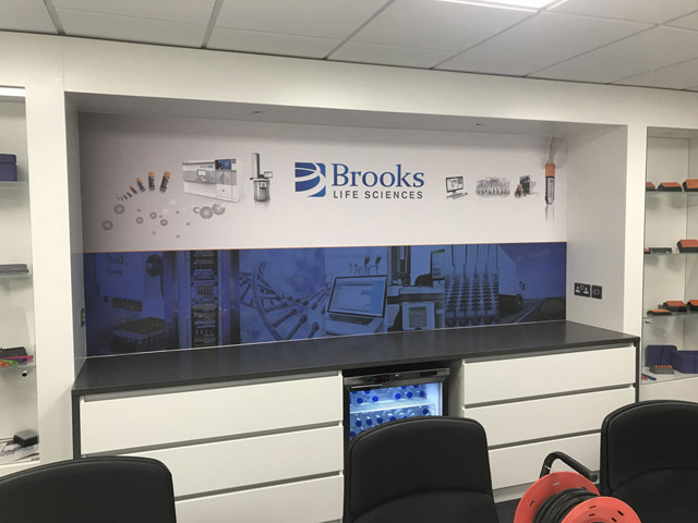 Photo of wall graphics